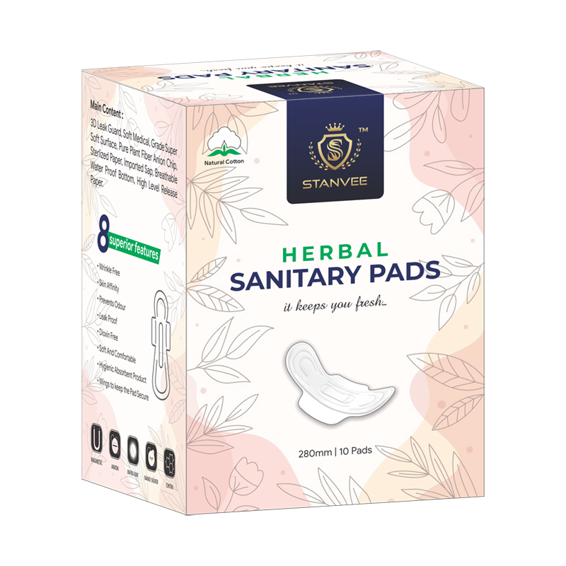 Herbal Sanitary Napkins (10 Pads)