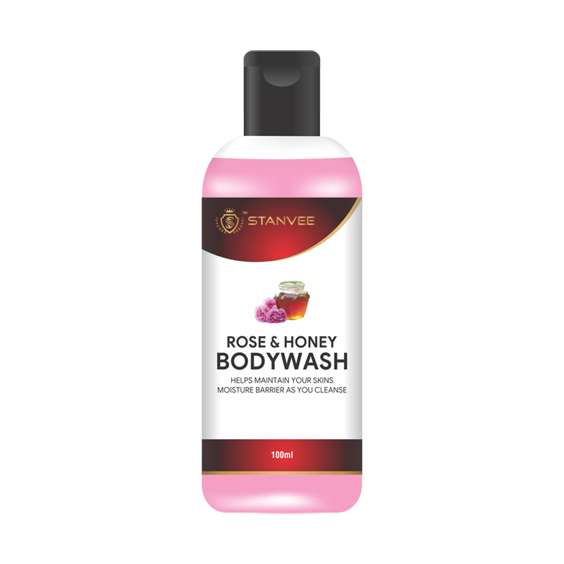 Rose and Honey Body Wash (100ml)